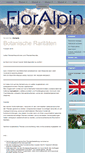 Mobile Screenshot of floralpin.de